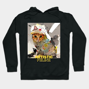 Artistic Feline Hoodie